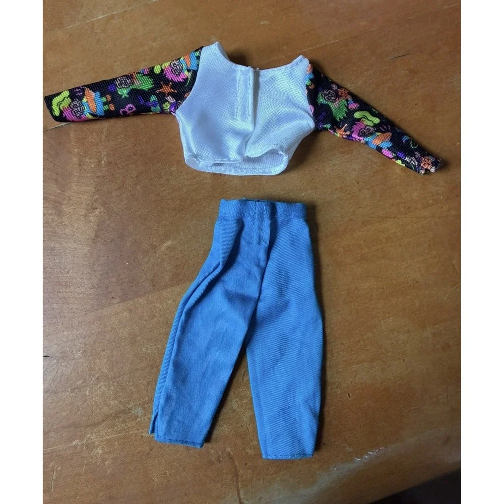 Barbie Vintage 80s Clothes Troll Outfit Leggings Shirt Treasure Trolls